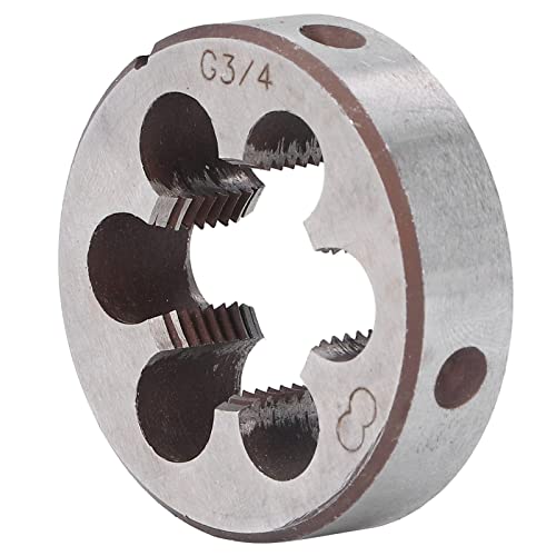 Rohrmatrize G3/4 Rohrmatrize Runde zylindrische gerade Schraubgewindematrize für Handwerkzeuge zum Gewindeschneiden G3/4 Gewindeschneiden