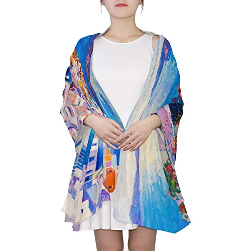 Bardic Women Lightweight Fashion Shawl - Large Soft Lady Scarf - 35.4x70.8 Inch3