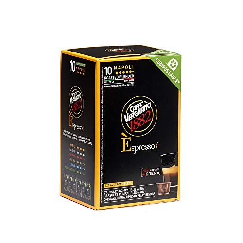 Caffe Vergnano Capsule Napoli Compatibili con Macchine Original Line By Nespresso - 60 Capsule (6 confezioni - 10 capsule cadauna)