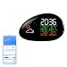 Yueyang Estación meteorológica meteorológica inalámbrica digital con pantalla LCD grande, pronóstico de temperatura y humedad wifi aplicación smartlife tuya