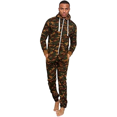 True Face Camouflage Hooded Jumpsuit Cover
