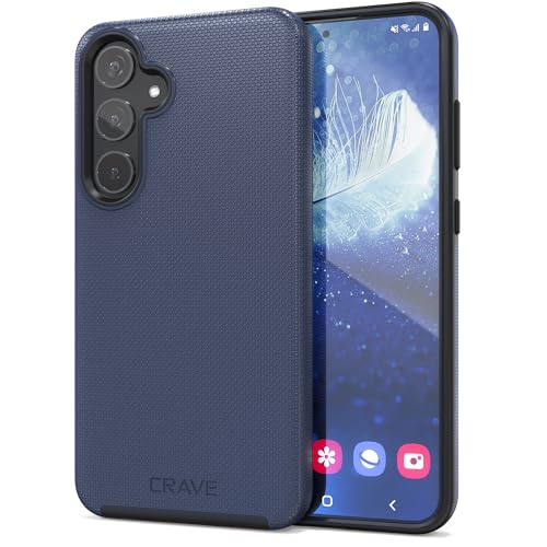 Image of Crave for Samsung Galaxy S24 Plus Case, Shockproof Protection Dual Layer Case for Samsung Galaxy S24 Plus (6.7 inch) - Navy