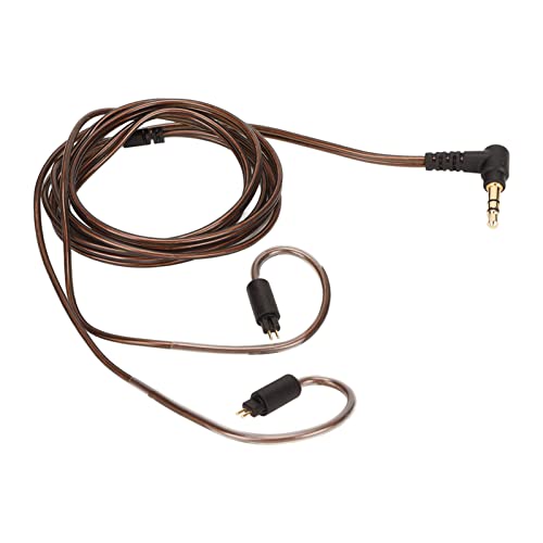 Acouto Cable de Repuesto para Auriculares con Micrófono para Auriculares AS06 AS10 ZST ZS3 ZS4 ZS5 ZS6 con Conector de 2 Pines de 0,78 Mm Cable de Interfaz para Pin Compatible con de Reemplazo