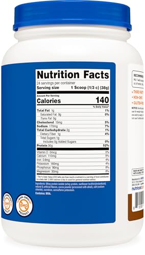 Image of Nutricost Whey Protein Isolate (Mocha) 2LBS