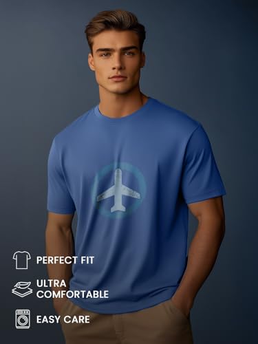 Image of Nobero 100% Cotton Tshirts for Men Combo Pack of 3 | Regular Fit | Printed | Round Neck Half Sleeve