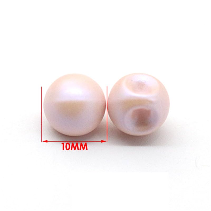 30pcs Round Pearl Sewing Buttons 10mm,Light Pink Pearl Decoration Buttons for Cheongsam,Craft,Sweater,Shirt - Image 2