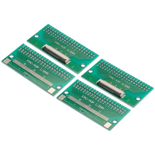 QUARKZMAN Placa Convertidora de FPC FFC PCB de 40P 0.5mm en el Lado del Zócalo, 1.0mm en la Parte Posterior, A Dip 2.54mm Para LCD, Impresora 3D, Cámara, DVD, TV, Portátil 4 Uds