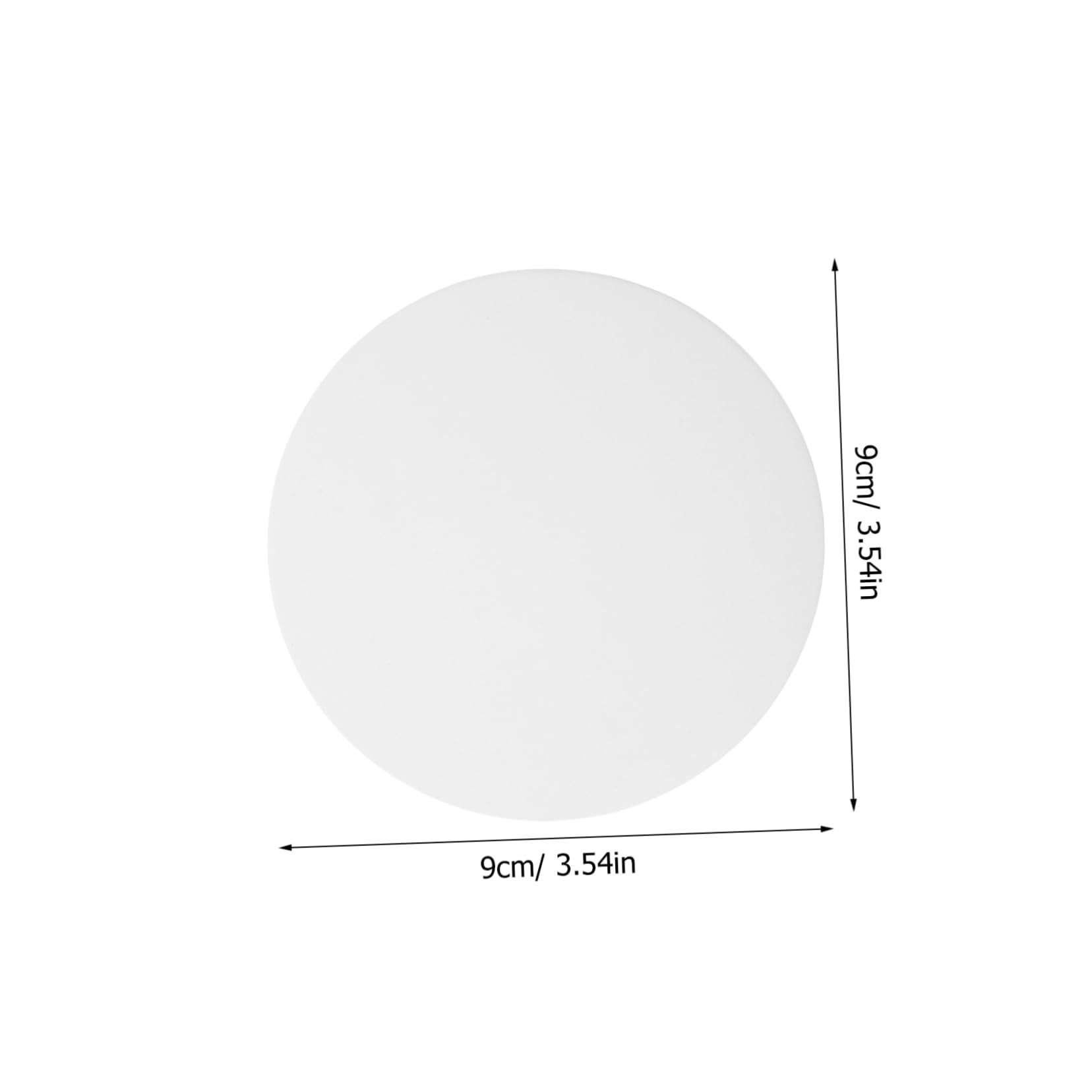 Gatuida Chemistry Lab Filters 100pcs Qualitative Filter Papers Water Filter Paper Cotton Fiber for Accurate Experiments