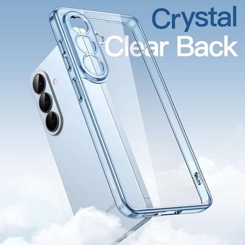 Image of JETech Cover Case for Samsung Galaxy S26, Camera Lens Full Protection, Non-Yellowing Shockproof Bumper Phone Cover, Anti-Scratch Hard PC Back (Sky Blue)