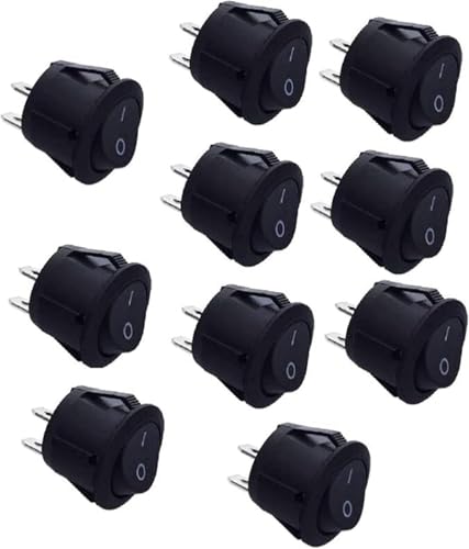 Interrupteur à bascule 12V rond pour réparer les circuits de commande On Off camion et RV