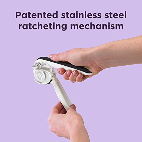 Chef'n Ezsqueeze One-Handed Can Opener, 6 Long, Black/White #TOP2