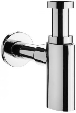 BATHROOM CLOAKROOM CHROME BASIN SINK BOTTLE WASTE TRAP by Nidda