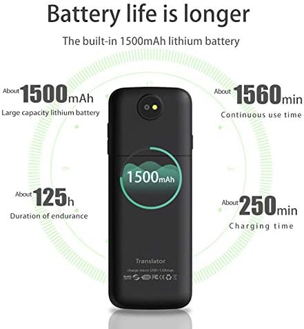 T10 Translator displaying a translated menu from a picture, showing immediate translation capability.