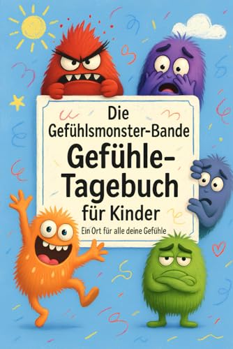 Die Gefühlsmonster-Bande: Gefühle- Tagebuch für Kinder: Ein Ort für alle deine Gefühle