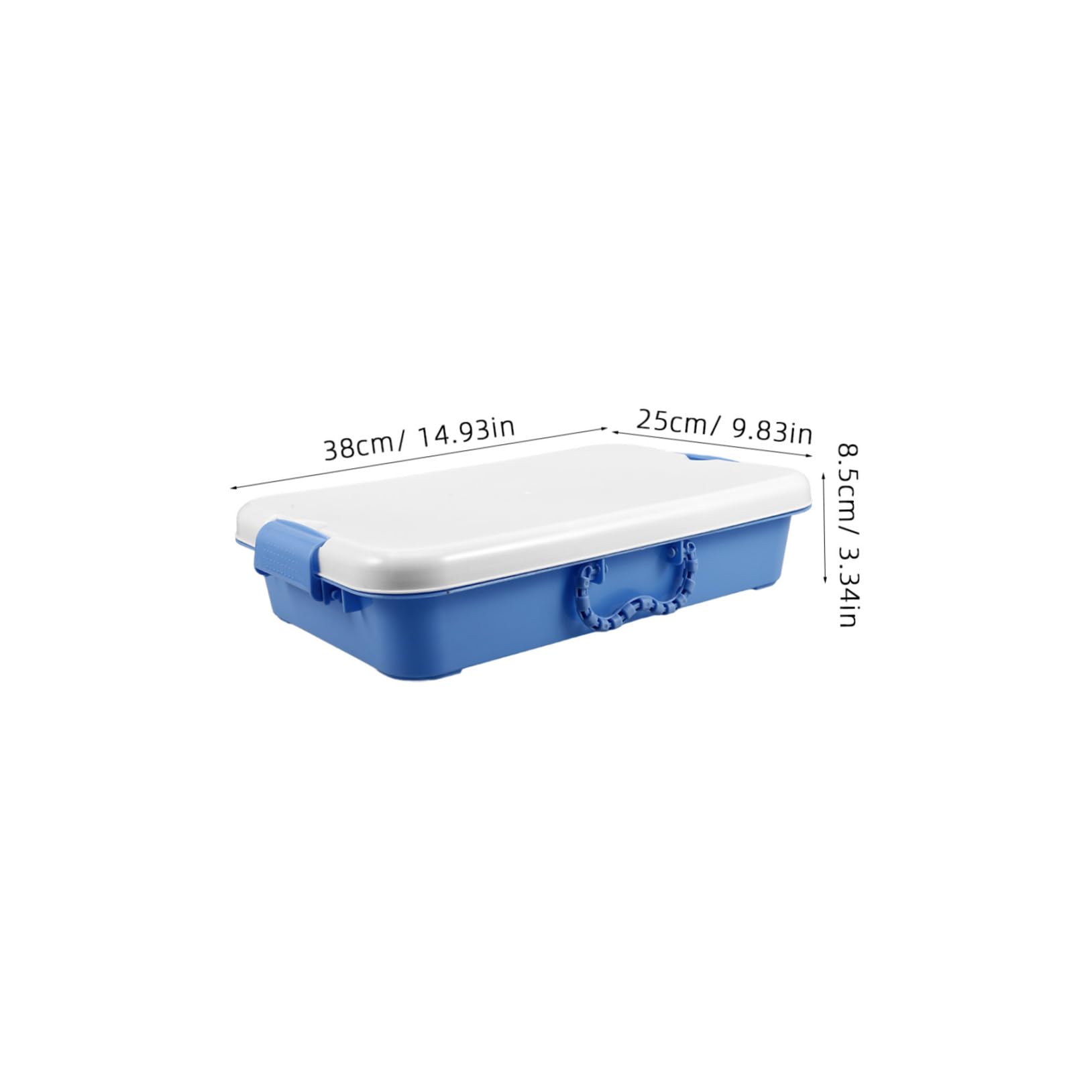 UPKOCH Plastic Sandbox Lid with Trays Portable Outdoor Box for Kids Supply Boxes for Kids Small Portable Tray