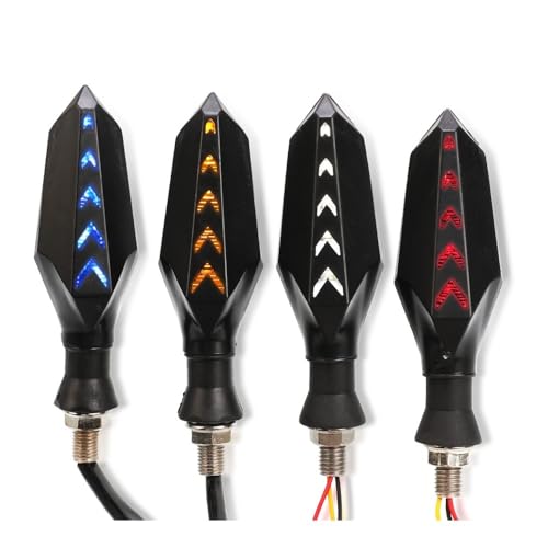 Indicateurs de moto LED triangle finition haut de gamme