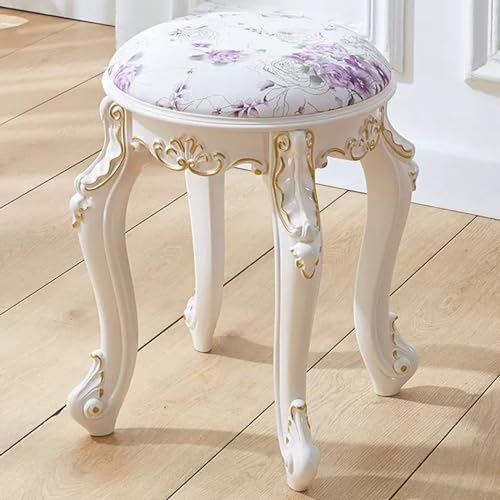Tabouret de coiffeuse confortable pour éviter le mal de dos au miroir