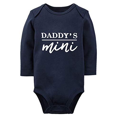 Image of shlrzy daddys mini Newborn Baby boy Clothes Unisex Funny Baby Bodysuits