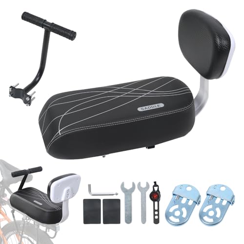 Kids Bike Seat with Handlebar and Footrests