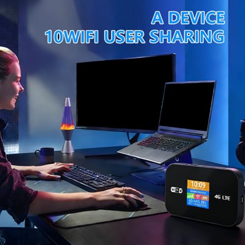 Image of Mobile Hotspot 4G LTE Portable Wireless Router Device for Laptop