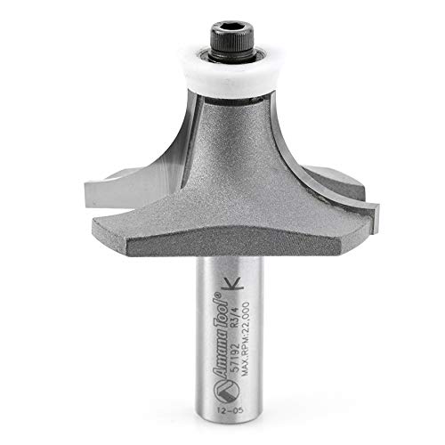 Amana Tool - 57192 Carbide Tipped Corner Rounding with Ultra-Glide Radius Bearing Guide So