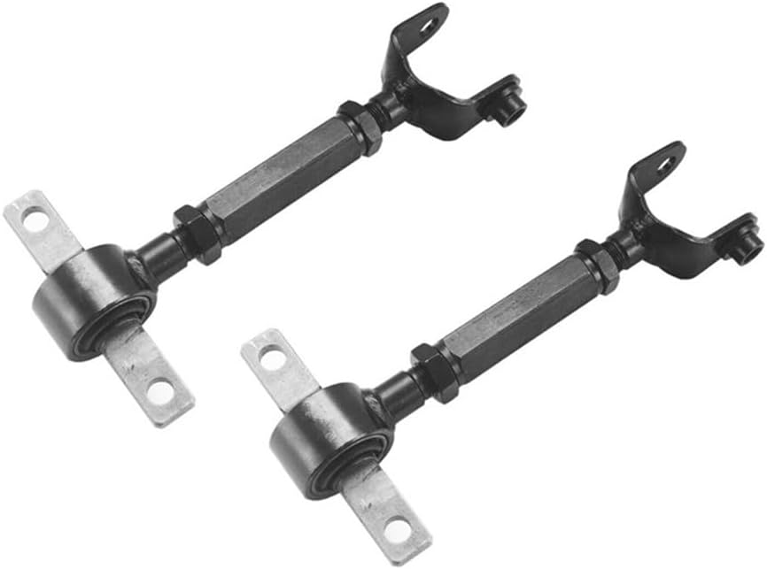Pair Left & Right Adjustable Rear Alignment Camber Control Arm Suspension Kit Compatible With Honda Civic 2001-2005 & Acura RSX EL 2001-2005