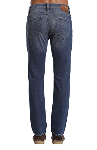 Mavi Zach Men's Straight Leg Regular Rise Jeans for Men – Casual Pants – Stretchable Men's – 30" Waist and 34" Length, Mid Used Williamsburg2