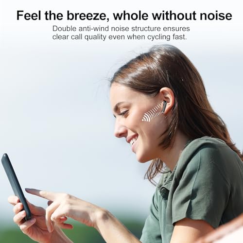 Image of Jesebang Wireless Earbuds, Bluetooth 5.4 Headphones HiFi Stereo, Bluetooth Earbuds with ENC Noise Cancelling Mic, 36H LED Display Ear Buds, IPX7 in Ear Earphones for Phone Tablet Laptop Sports, Black