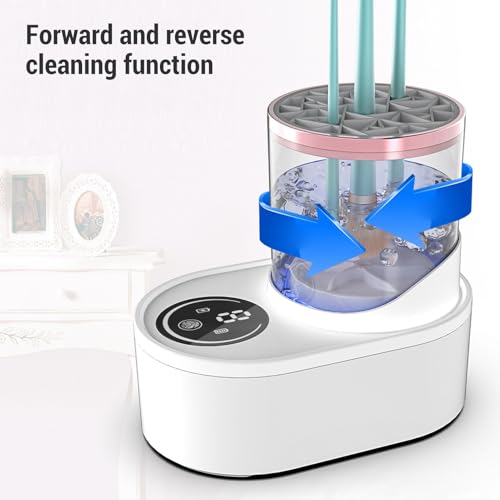 Máquina Elétrica de Secagem e Limpeza de Pincéis de Maquiagem, Dispositivo de Secagem de Limpeza Aut