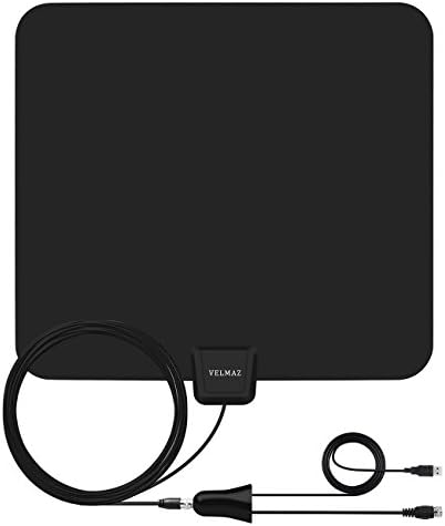TV ANTENNA HDTV Antenna 50 Mile Range With Detachable Amplifier Signal Booster, 1080P Indoor Digital TV HD Antenna, 13.2' Coax Cable, USB Power Supply, Upgraded Version Better Reception