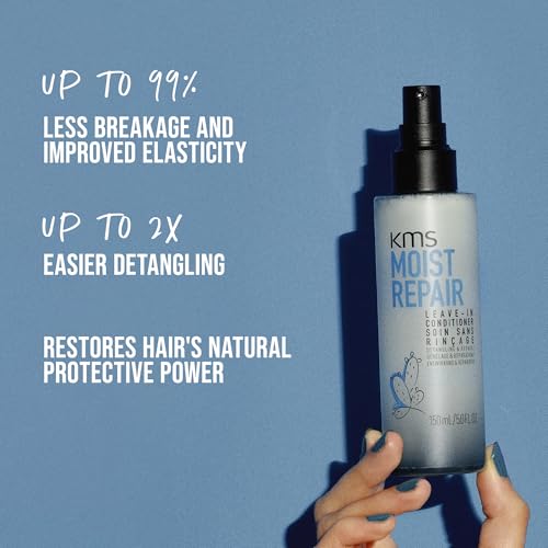 KMS MoistRepair Leave In Conditioner for Dry, Damaged Hair, 150ml, Detangling and Repair, with Upcycled Prickly Pear, Vegan Formula - Image 3