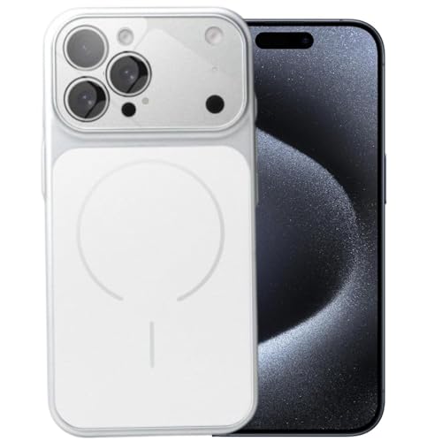 Image of Converter Case for iPhone 11 Pro Max | Premium Protective Mag-Safe Cover | iPhone 17 Pro / iPhone17 Pro Max Series Style Design | in-Built Camera Guard | Wireless Charging Compatible (Silver)