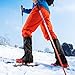 OrrinSports Gators for Hiking Boots with Upgraded Zipper Gaiters for Hiking Snow Waterproof Lightweight Leg Gaiters for Men Women Medium