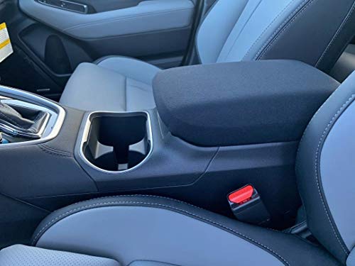 Auto Console Covers-Fits The Subaru Outback 2020-2022 -Center Console Armrest Lid Cover Waterproof Neoprene Fabric (Black)