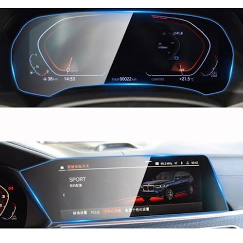 Film Écran de Navigation GPS Verre Trempé Premium 9H pour BMW X5 X6 X7 G05
