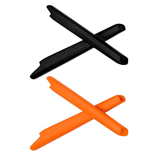 Galvanic Replacement Earsocks for Oakley Bottle Rocket - Orange + Black