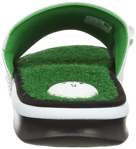 REEF Mulligan Men's Slide Sandal, Faux Grass Footbed, Golf Ball Heel Pad3