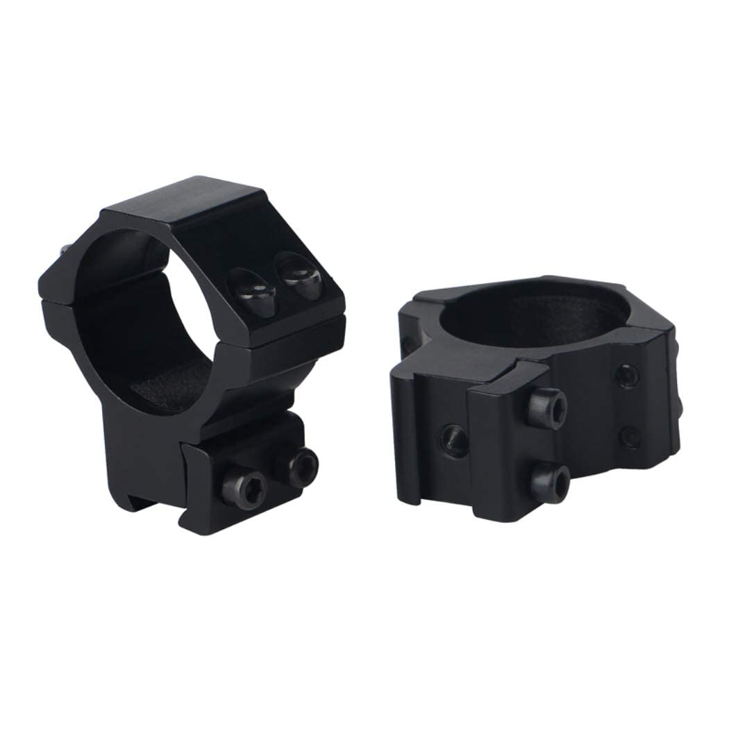 Medium Profile Scope Rings - 30mm Mount Rings Adapter with 11mm Dove Rail