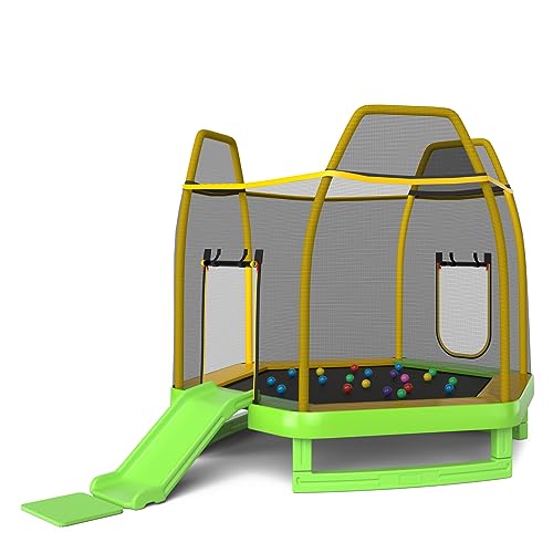 KOMFOTTEU Trampolino Elastico per Bambini con
