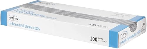 Miniatura 3 de ForPro Professional Collection Hojas de aluminio en relieve 1200S, papel de aluminio, dispensador emergente, para aplicación de color de cabello y