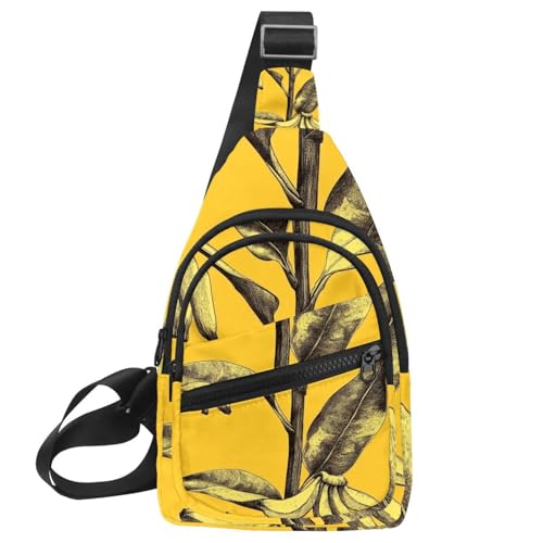 Petit sac à dos à bandoulière jaune poire multicolore 30x18x4cm