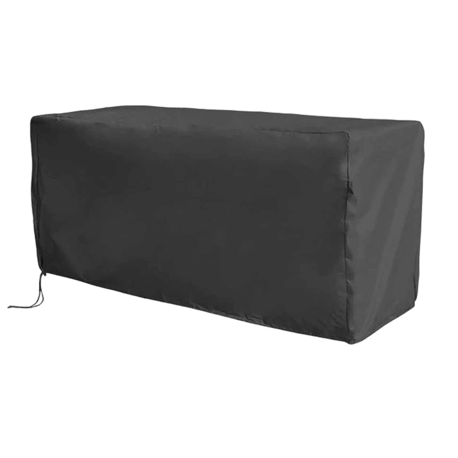 Housse de protection pour coffre à coussins de jardin - Bâche de protection 100 cm - Imperméable aux UV et aux UV - 123 x 62 x 55/130 x 60 x 71 cm - Noir