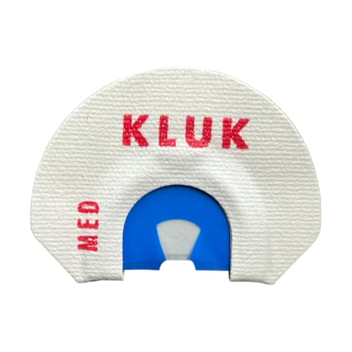 KLUK Custom Calls Damn Yankee Turkey Mouth Call – Ghost Cut 3-Reed Diaphragm for Soft Turkey Vocalizations, Realistic Kees & Yelps (Medium Stretch)