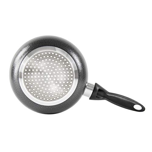 SQ Professional UNA Aluminium Cookware Frying Pan with Lid & Long Handle Chef's Pan for All Hobs Induction Frying Pan 30cm Non Stick Egg Omelet Pan (30cm) - Image 3