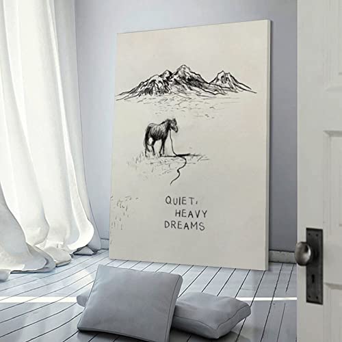 Zach Bryan poster mural salon adieu murs vides grande toile 40x60