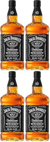Jack Daniel's Tennessee Magnum Bourbon Whisky, 1,5L (Lot de 4)