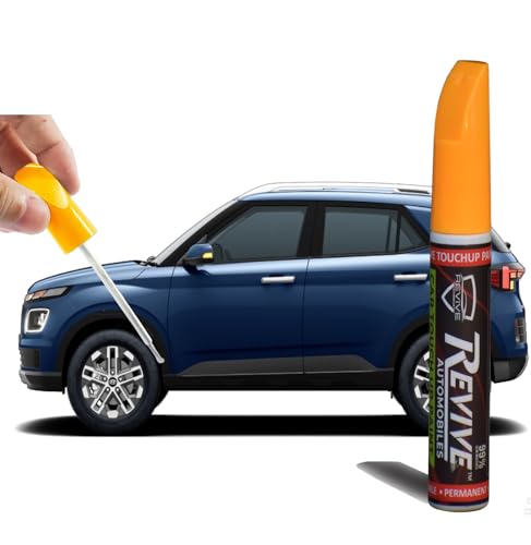 Image of Hyundai venue colors Revive touchup paint pen, factory Quality & matched 2K paint (Denim Blue (TN6))