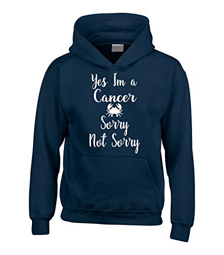 Sweat à capuche bleu Edward Sinclair Cancer une idée cadeau anniversaire 9-11 ans