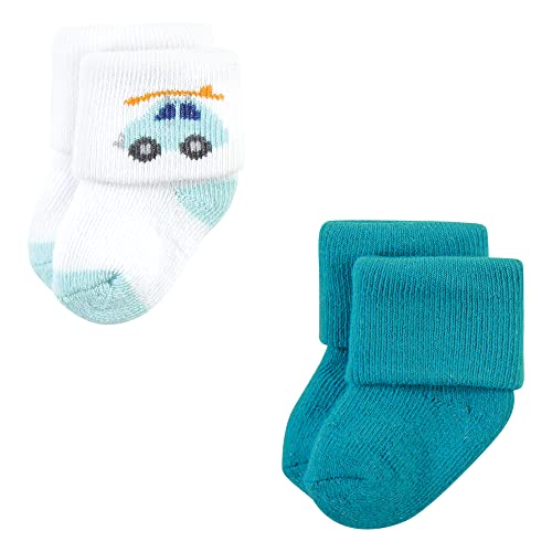 Image of Hudson Baby Baby 8-pack Cotton Rich Newborn and Terry Socks
