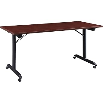Lorell, LLR60740, Mobile Folding Training Table, 1 Each